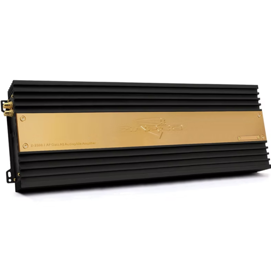 ZAPCO Z-2000.1 AP Monofoniczny wzmacniacz klasy AB klasy audiofilskiej Audiofilski monofoniczny wzmacniacz klasy A/AB, moc przy 4Ω: 1 x 2000 W